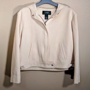 ralph Lauren Wool Hooded Moto Jacket